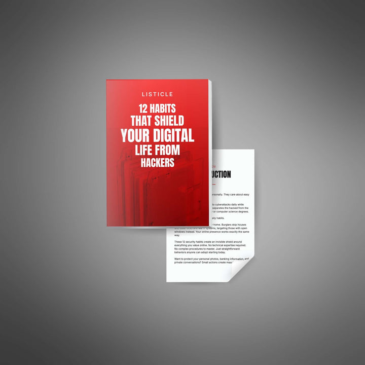 12 Habits That Shield Your Digital Life From Hackers
